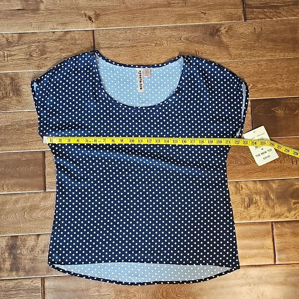 NWT: Eyeshadow silky polka dot top size M - Picture 10 of 12